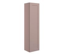 Mayfair 350mm Wall Hung 1 Door Tall Unit - Matt Peony