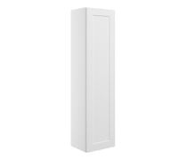 Mayfair 350mm Wall Hung 1 Door Tall Unit - Matt White