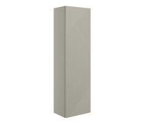 Ligne 350mm Wall Hung 1 Door Tall Unit - Matt Oat