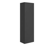 Ligne 350mm Wall Hung 1 Door Tall Unit - Matt Graphite Grey