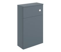 Push 503mm Floor Standing WC Unit - Matt Storm Blue