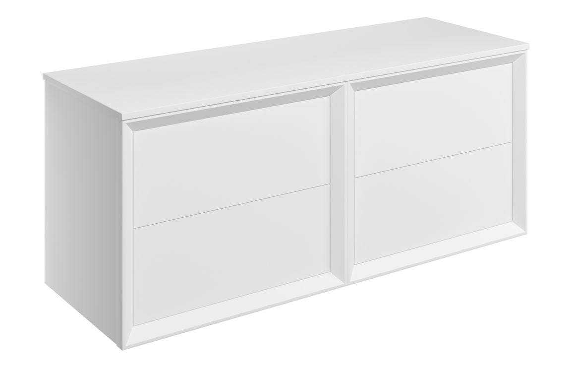 Push 1210mm Wall Hung 4 Drawer Basin Unit Run & Top