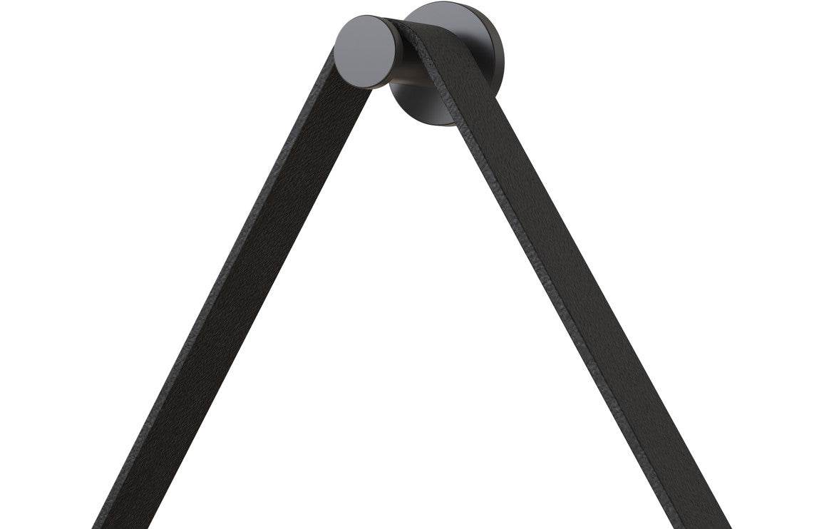 Mako 600mm Round Mirror - Matt Black