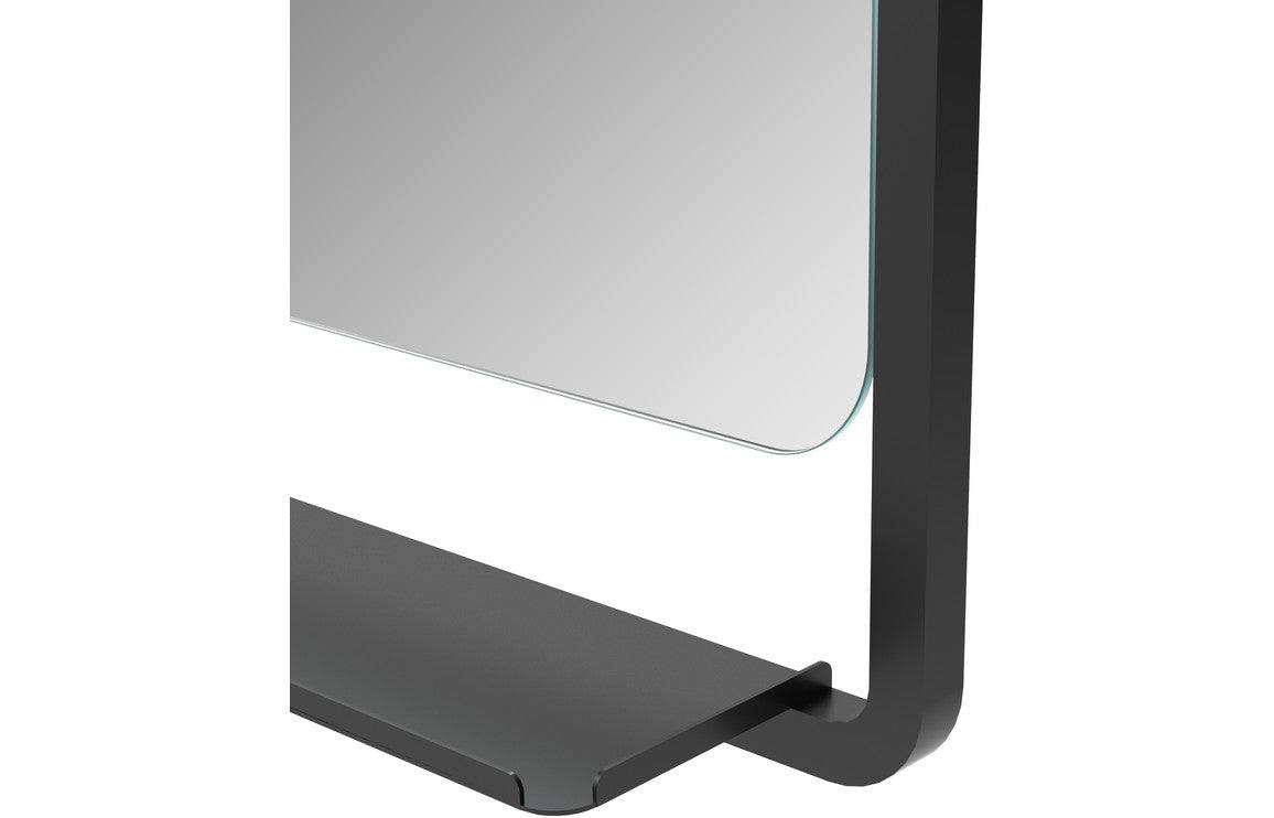 Sana 500mm Rectangle Mirror w/Shelf