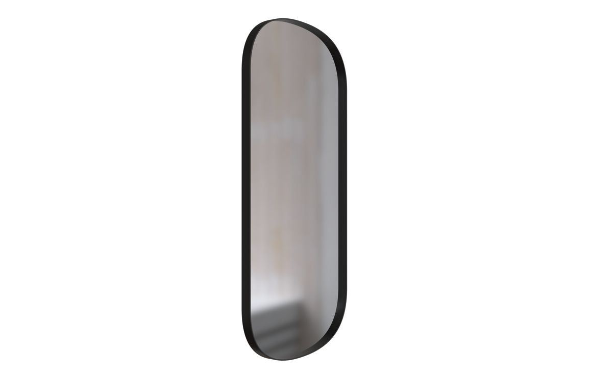 Kenji 800x400mm Oblong Mirror - Matt Black