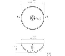 Susie 410mm Round Washbowl