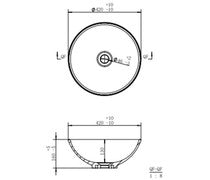 Susie 410mm Round Washbowl