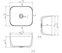 Bain Deep 420mm Washbowl