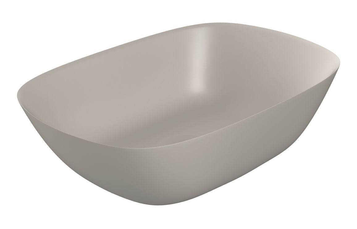 Layla 460x320mm Resin Washbowl - Latte