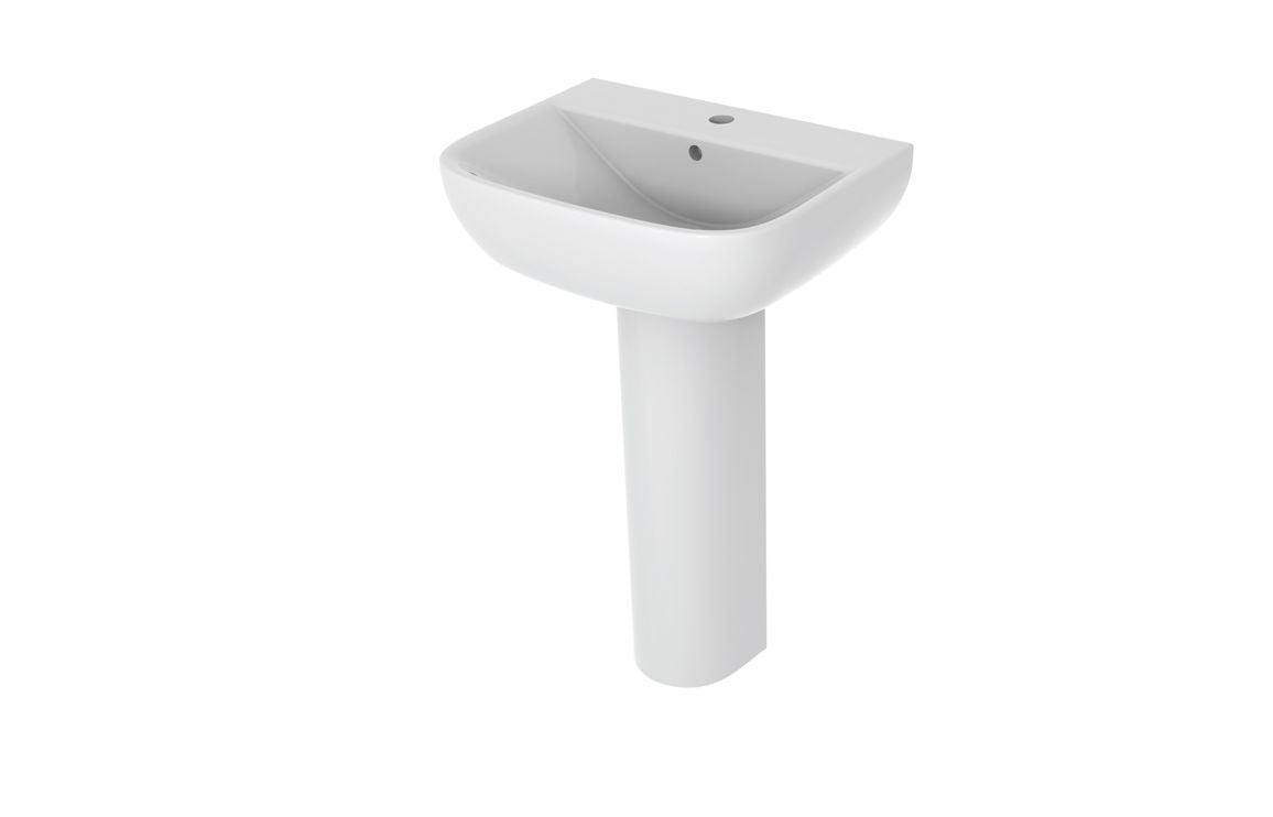//2Go 1TH Basin & Full Pedestal
