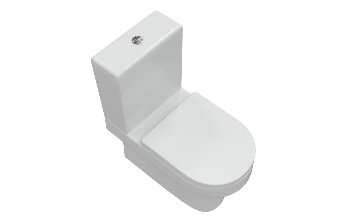 Laurus Close Coupled Fully Shrouded WC & Soft Close Seat