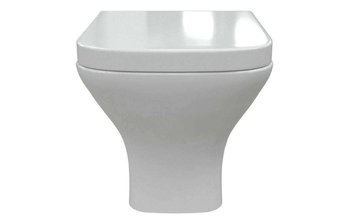 Cedarwood Rimless Back To Wall WC & Wrapover Soft Close Seat
