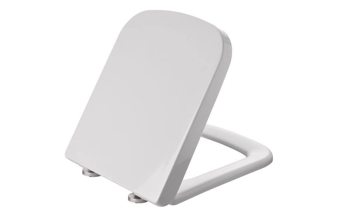 Cedarwood Rimless Comfort Height Close Coupled Open Back WC & Soft Close Seat