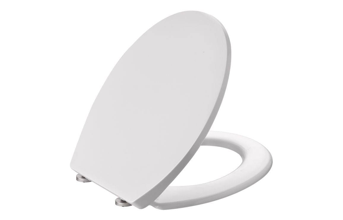 Sherbourne Soft Close Toilet Seat Only - White