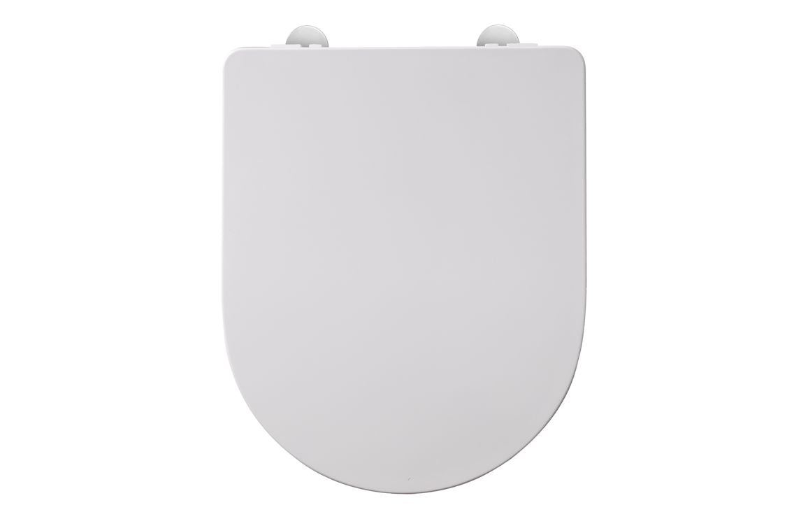 Velnora A180 Slim Soft Close Toilet Seat - White