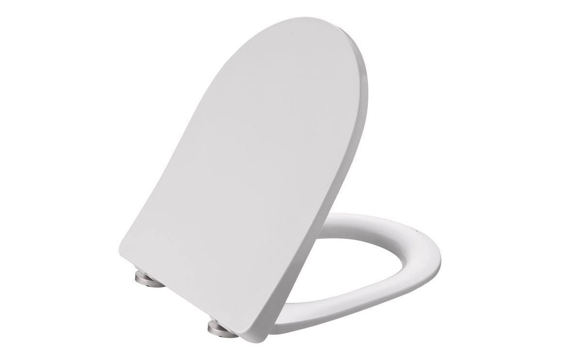 Velnora A180 Slim Soft Close Toilet Seat - White
