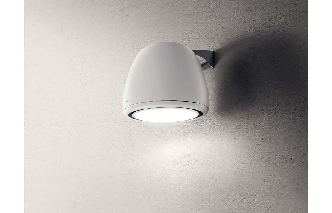 Elica Diva 50cm Suspended Hood - (Classic) White, (Heavy Metal) St/Steel, (Rock) Black