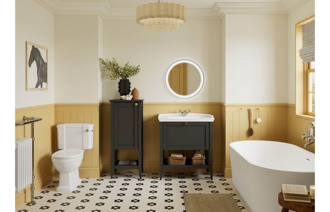 Dion 470mm Floor Standing 1 Door Midi Boy Unit - Matt Anthracite