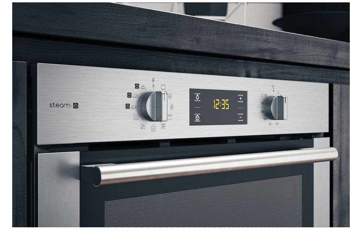 Hotpoint FA4S 544 IX H Single Electric Oven w/Steam - St/Steel