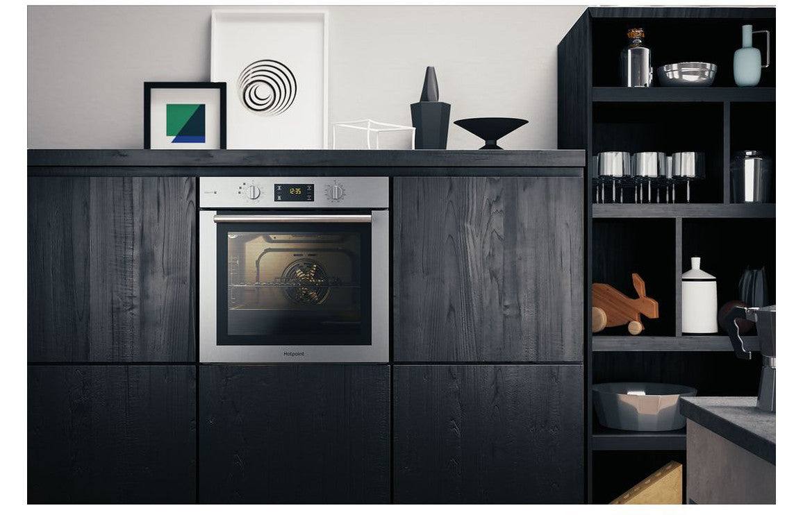 Hotpoint FA4S 544 IX H Single Electric Oven w/Steam - St/Steel