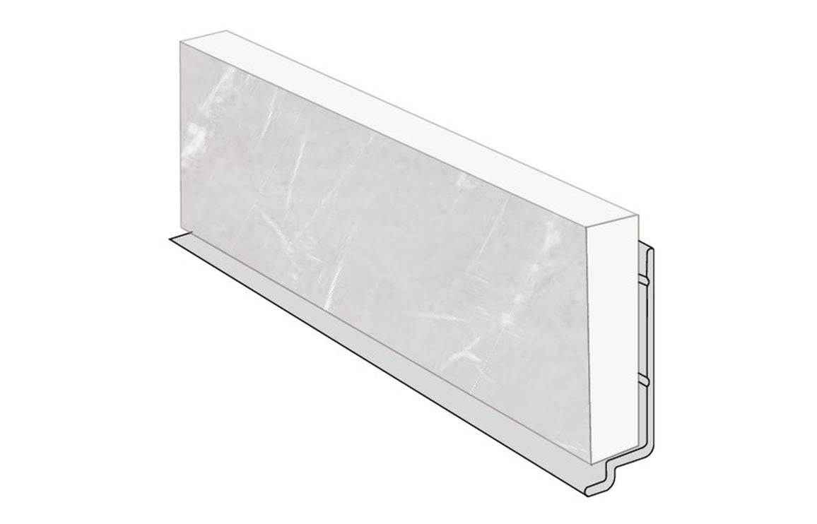  Fibo Base Profile Aluminium Fitting - Seamless Wall Fitment 