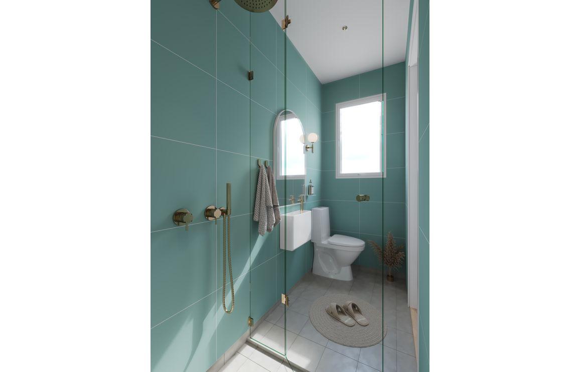 Fibo Contemporary - Aqua Mint (Tile Effect)