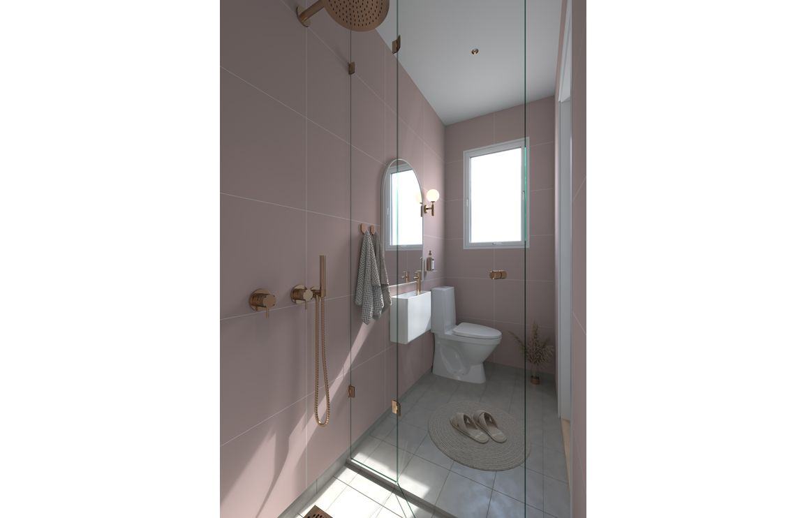 Fibo Contemporary - Dusky Pink (Tile Effect)