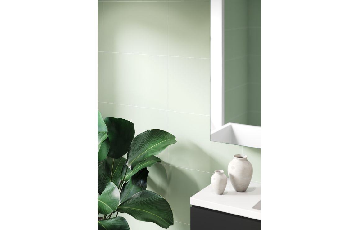 Fibo Contemporary - Light Green (Tile Effect)