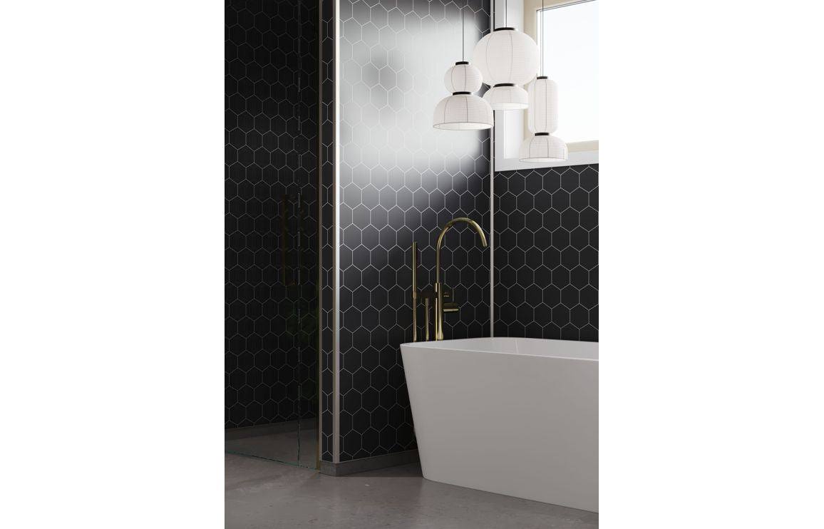 Fibo Urban - Black Silk (Hexagonal)