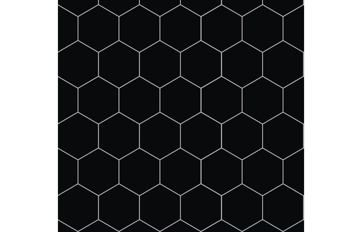 Fibo Urban - Black Silk (Hexagonal)