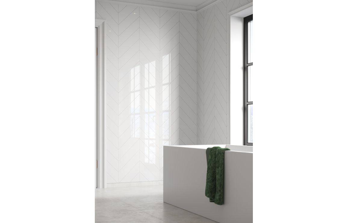 Fibo Urban - Denver White (Chevron)