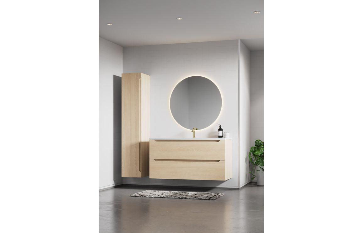 Fibo Urban - Denver White (Straight Herringbone)