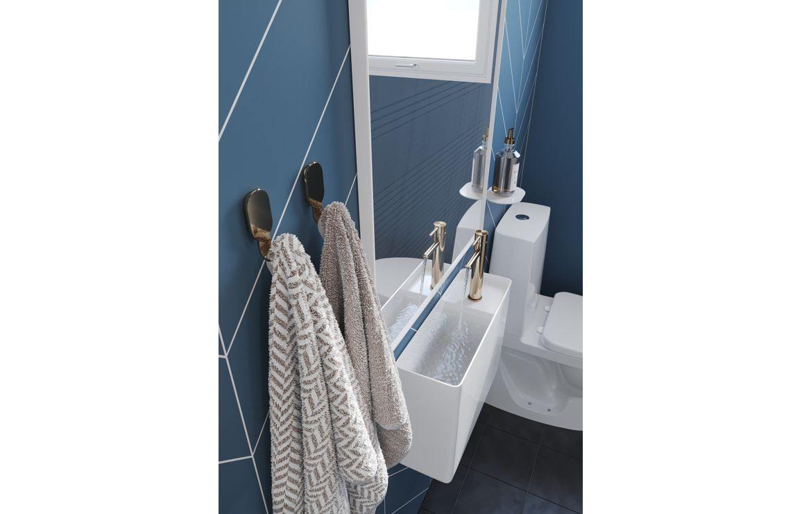 Fibo Urban - Dusty Blue (Chevron)