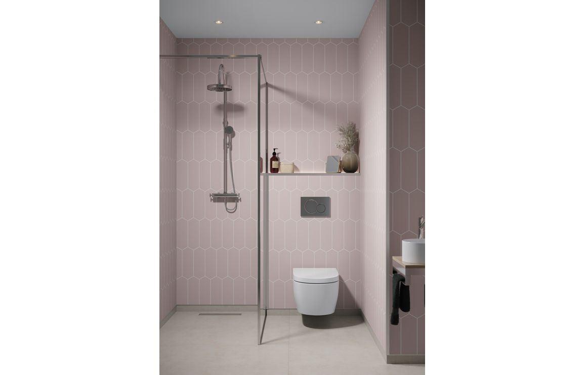 Fibo Urban - Dusky Pink (Elongated Hexagonal)