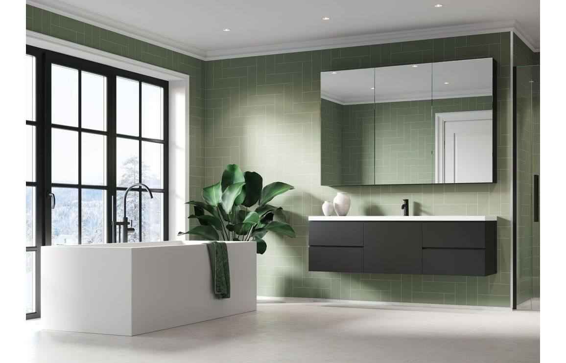 Olive Green Bathroom Wall Panels – Fibo Urban Straight