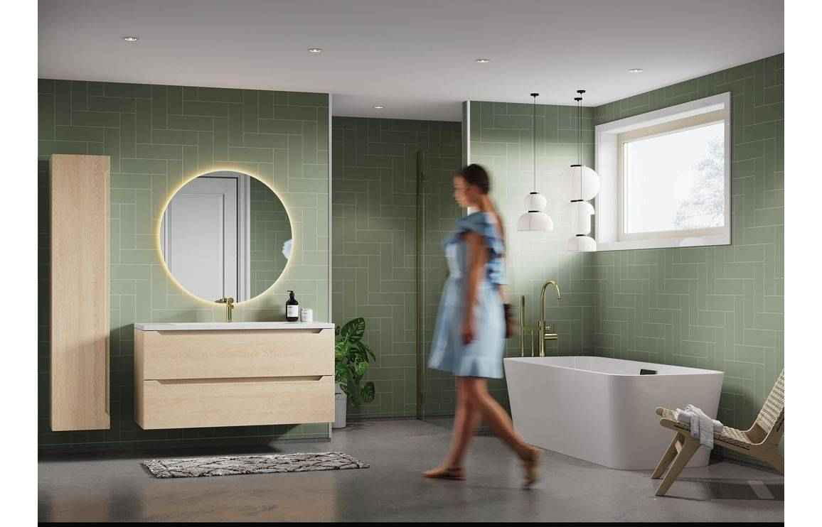 Olive Green Bathroom Wall Panels – Fibo Urban Straight