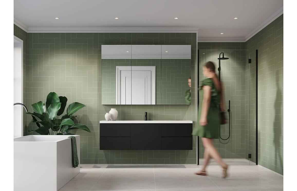 Olive Green Bathroom Wall Panels – Fibo Urban Straight