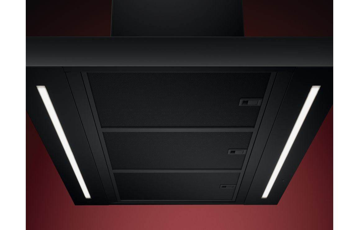 AEG GI87D91CB 90cm Box Island Hood - Black