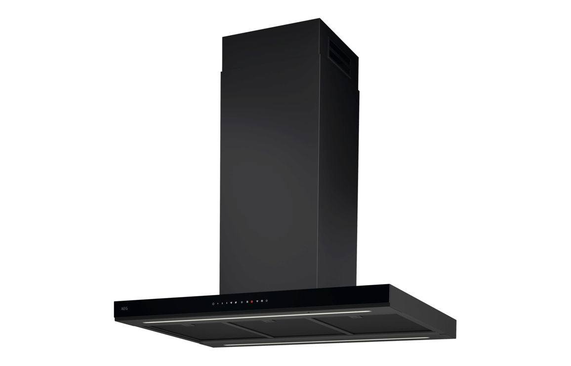 AEG GI87D91CB 90cm Box Island Hood - Black