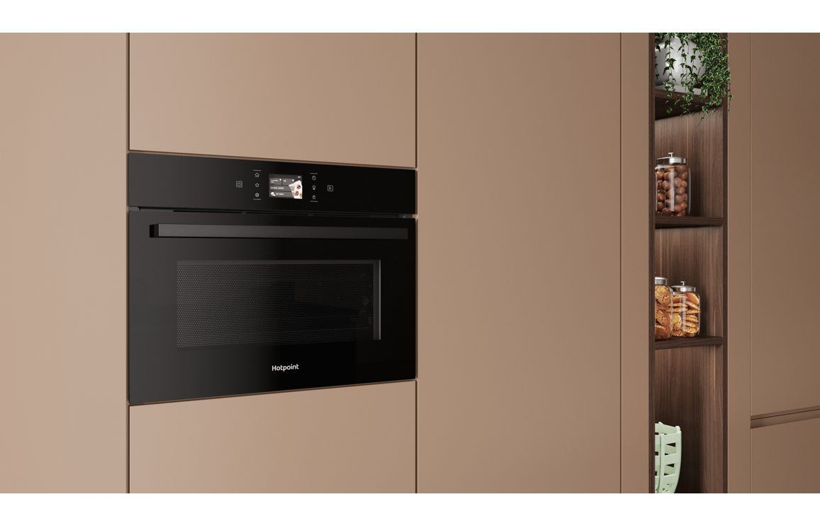 Hotpoint HCW9OWPHTSBUK B/I 950W Combination Microwave - Black