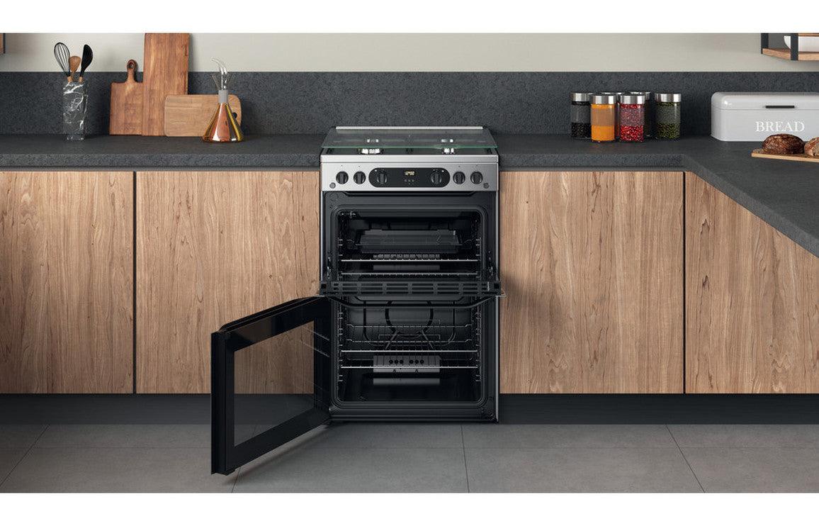 Hotpoint HDM67G0CCX/UK Gas Cooker - St/Steel