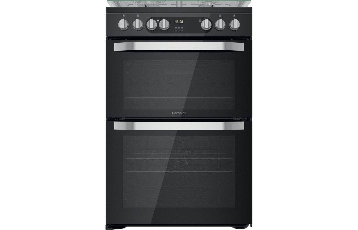 Hotpoint Dual Fuel Cooker - St/Steel/Black/White