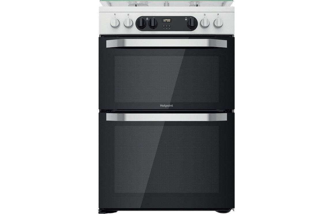 Hotpoint Dual Fuel Cooker - St/Steel/Black/White