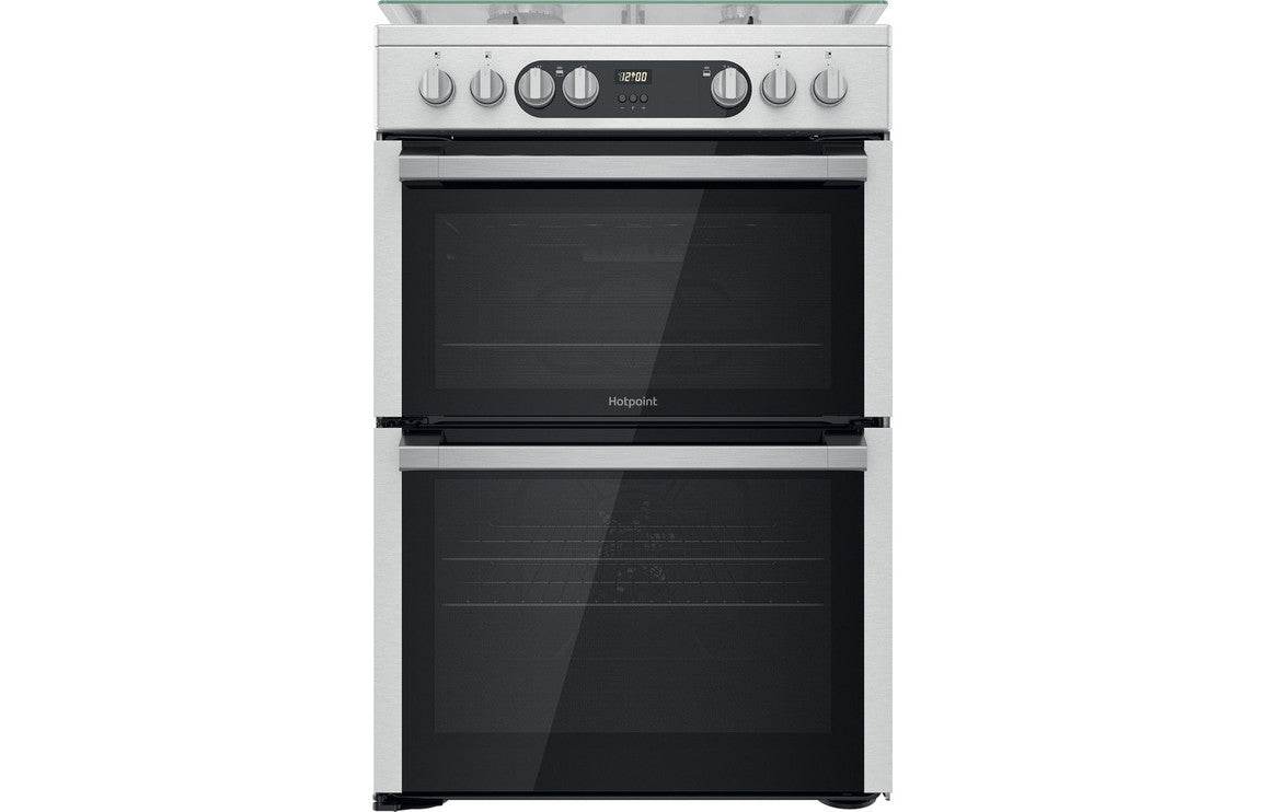 Hotpoint Dual Fuel Cooker - St/Steel/Black/White