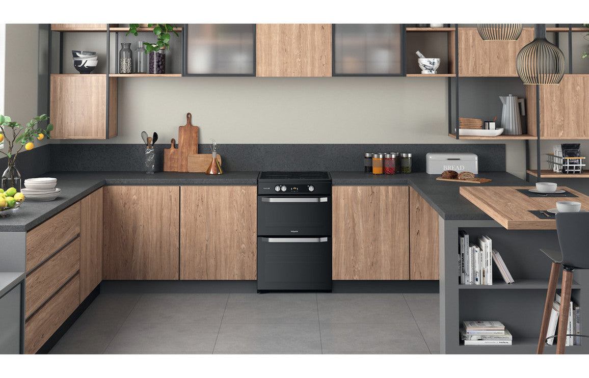 Hotpoint HDM67I9H2CB/U Induction Electric Cooker - Black