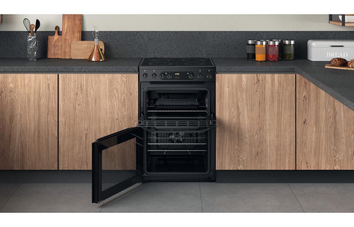 Hotpoint HDM67V9CMB/UK Electric Cooker - Black