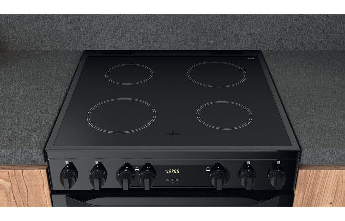 Hotpoint HDM67V9CMB/UK Electric Cooker - Black