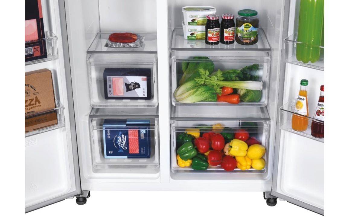 Hoover HHSBSO6174XK1 F/S No Frost American Fridge Freezer - St/Steel