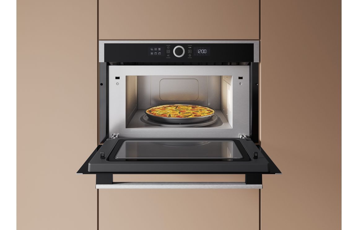 Hotpoint HMD44MXUK B/I 1000W Microwave & Grill - St/Steel