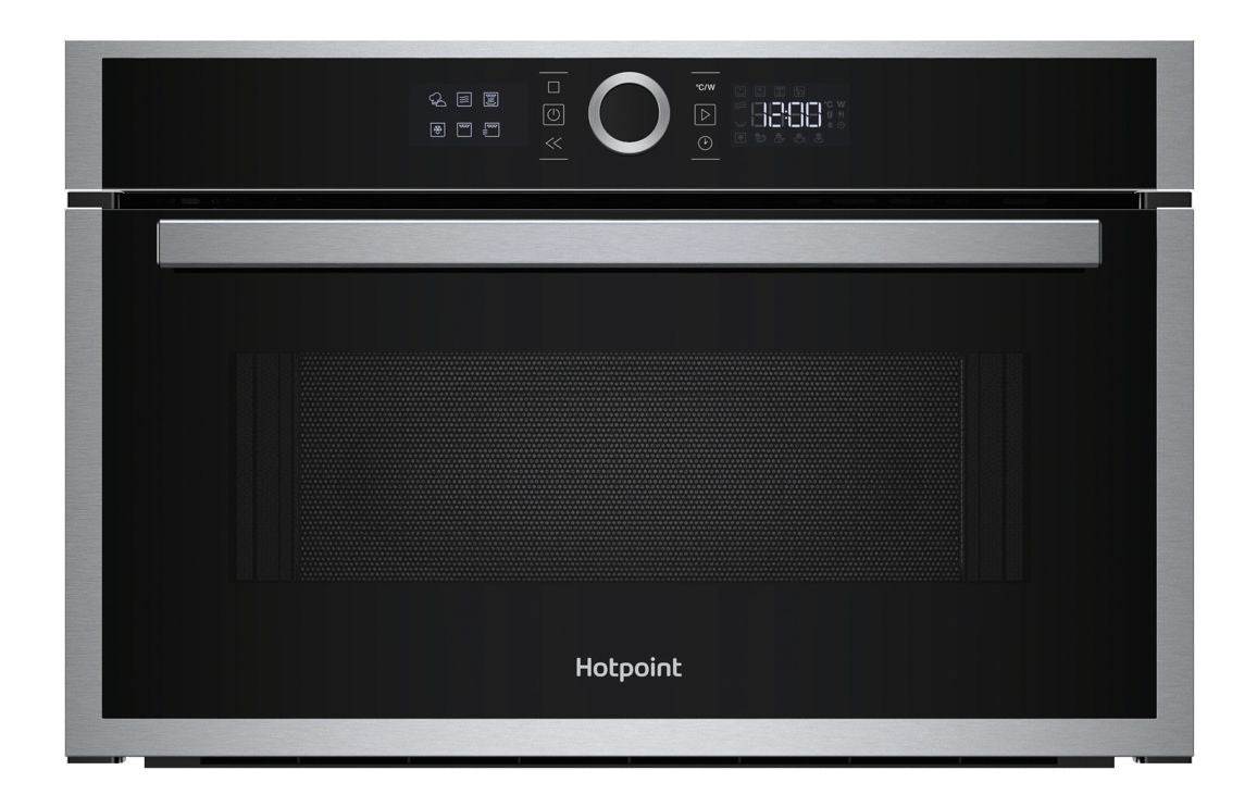 Hotpoint HMD44MXUK B/I 1000W Microwave & Grill - St/Steel